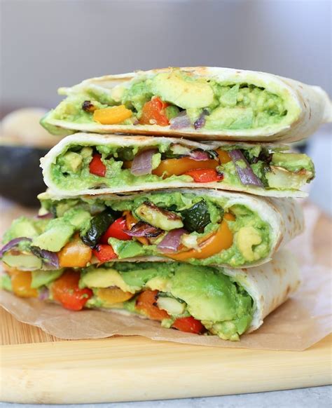 Grilled Vegetable Avocado Quesadillas With Chipotle Cashew