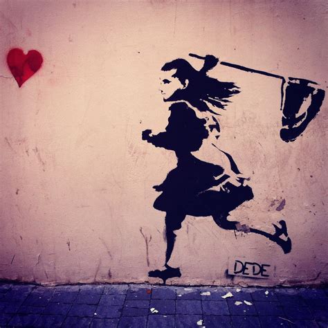 Street Art Love Graffiti Banksy Art De Rue Banksy Street Art
