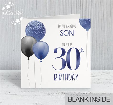 30th Birthday Card Cards For Him Cards For Men Dad Etsy