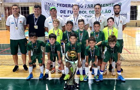 clube curitibano é o campeão do campeonato estadual das categorias de base sub 09 masculino