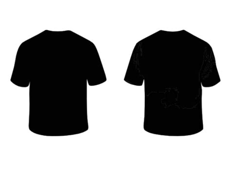 kaos polos depan belakang untuk | Kaos, Hitam, Kaos sablon