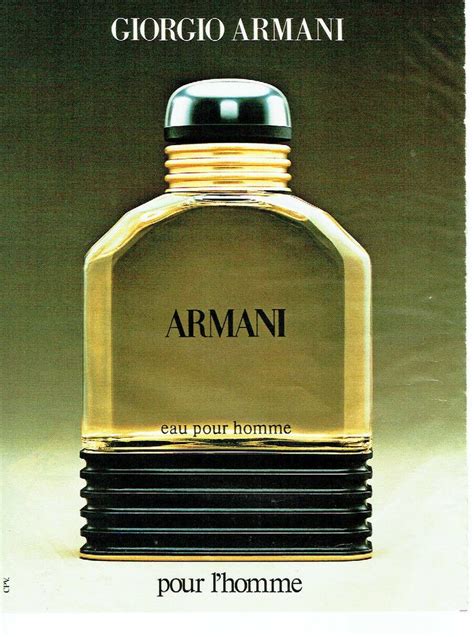 Vintage Makeup Ads Italian Beauty Mens Fragrance Giorgio Armani Men