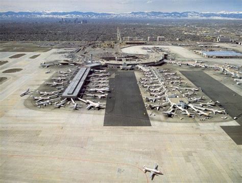 Denver Stapleton International Airport After 1980s Expansion Denver