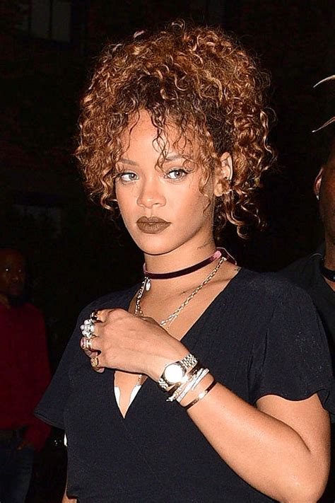 Rihanna Natural Curly Hair