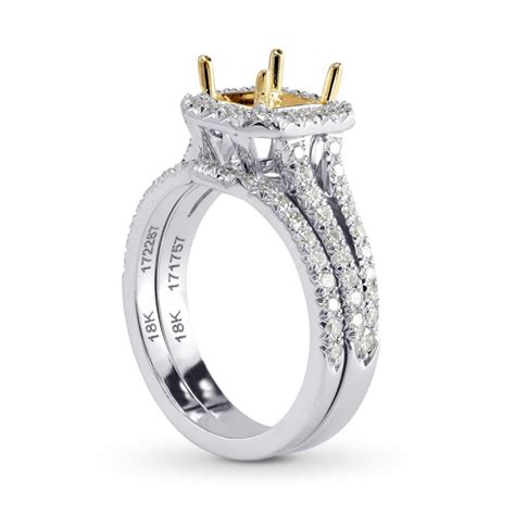 Контурное бриллиантовое обручальное кольцо (общий вес 0.15 карат) в Москве