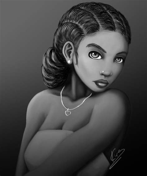 portrait of a girl by kiratheartist deviantart black love art black girl art black women art