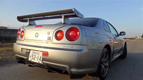 nissan skyline gtr r34 v spec ii nur for sale in japan