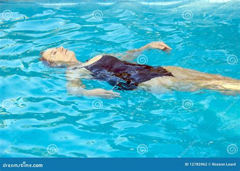 Senior Woman Swimming Stock Photo Image Of Fitness Woman 12785962