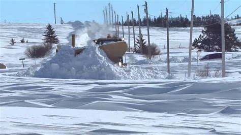 Plowing Through The Snow In Pei Youtube