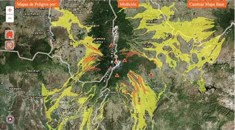 Geofísica De La Unam Actualiza Mapa De Peligros Del Volcán Popocatépetl