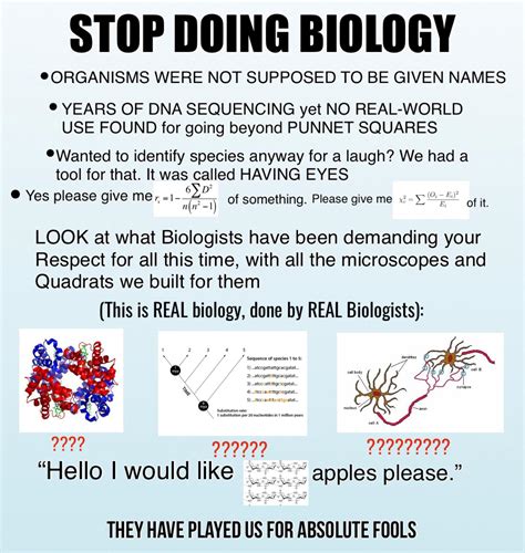 Stop Doing Biology Stopdoingscience