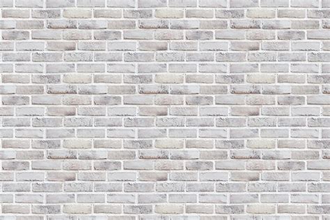Textured White Brick Wallpaper Mural Wall