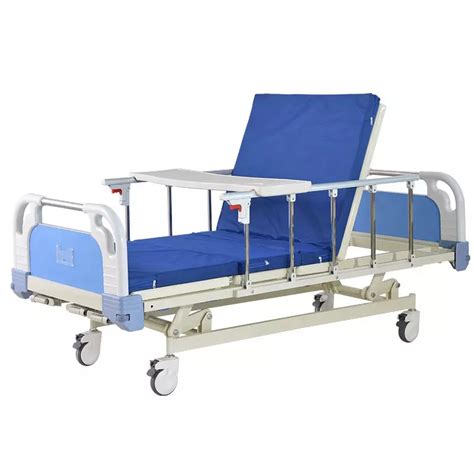 3 Crank Manual Medical Hospital Bed Medical Supplier Medical