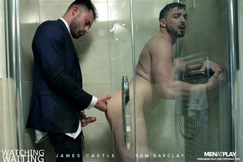 Suited Muscle Hunk James Castle And Sam Barclay Hardcore Ass Fucking In