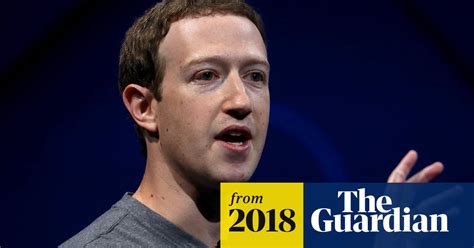 Mark Zuckerberg Apologises For Facebooks Mistakes Over Cambridge Analytica Facebook The