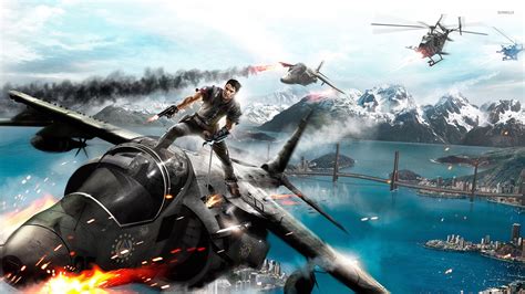 Just Cause 3 Soldier On The Plane Wallpaper Game Wallpapers 54543