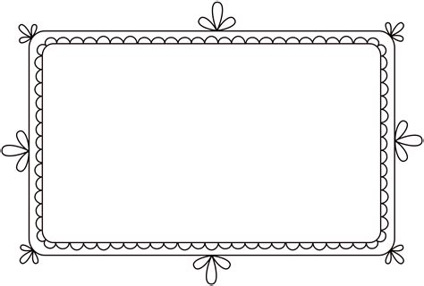 Border Cute Picture Frame Clipart Get Images Two