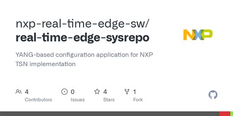 Github Nxp Real Time Edge Swreal Time Edge Sysrepo Yang Based