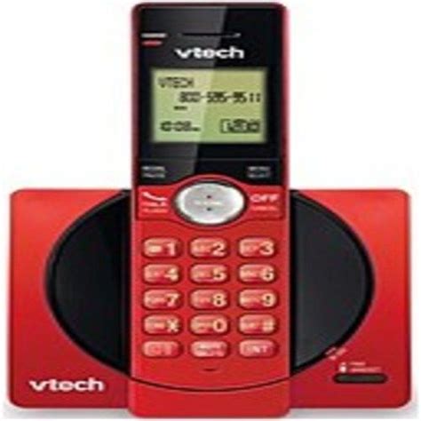 vtech cs6919 16 dect 6 0 cordless phone with caller id red cordless phone phone caller id