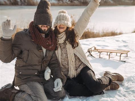 I like outdoor pools if it is cloudy but still warm enough to swim, but i have a fear of getting burnt or tan so i am wary of being outdoors when it is sunny. Funny Women In Winter Clothes Stock Image - Image of ...