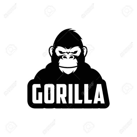 Gorilla Logo Design Royalty Free Cliparts Vectors And Stock