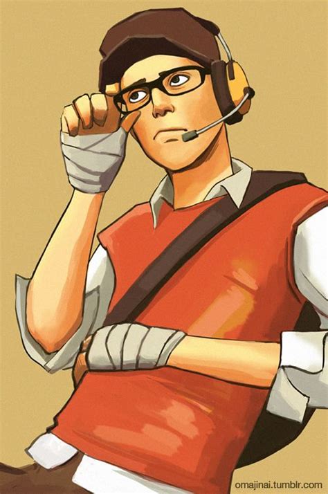 Nerdy Scout By Omajinai On Deviantart Team Fortress Tf Scout