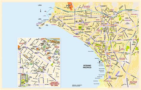 Mapas De Lima Peru Mapasblog