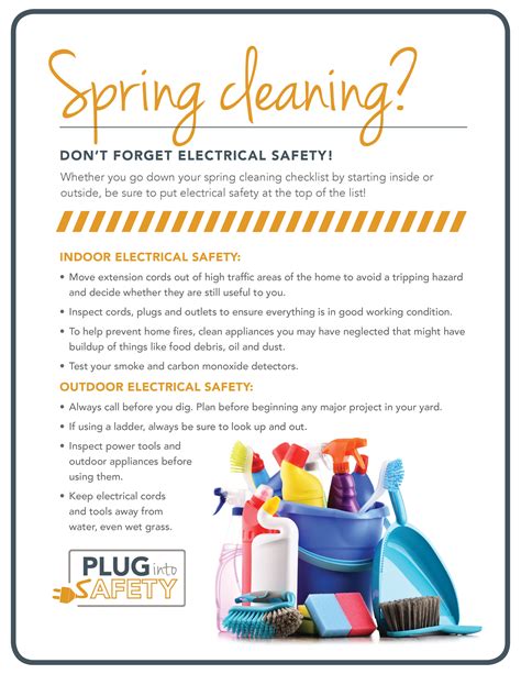 Spring Cleaning Spring Cleaning Electrical Safety Spring Cleaning