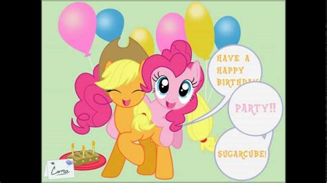 Pinkie Pie Slideshow Happy Birthday Song To You Youtube