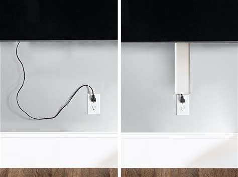 How To Hide The Cables Behind My Tv How To Hide Cords On A Wall