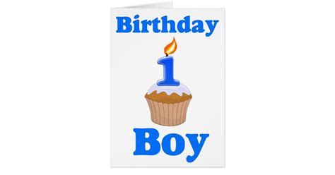 1 Year Old Birthday Boy Card