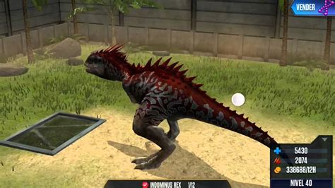 Jurassic World The Game Indominus Rex Level 40 Youtube