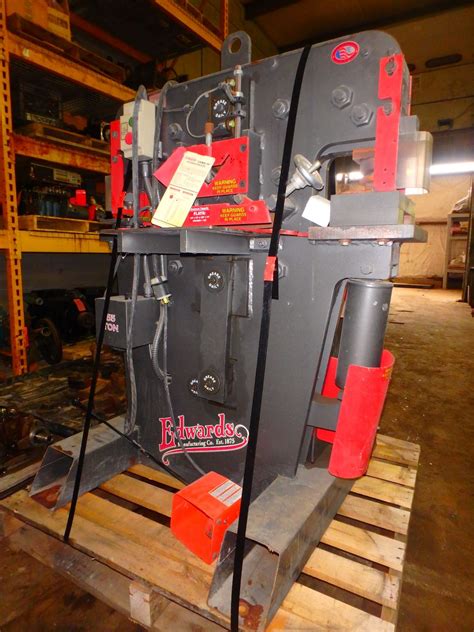 Edwards 55 Ton Ironworker Punch Press Btm Industrial