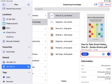 How to Use an iPad to Access Windows or Mac Files With a Server Message
