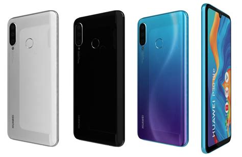 Huawei P30 Lite All Colors 3d Model Cgtrader