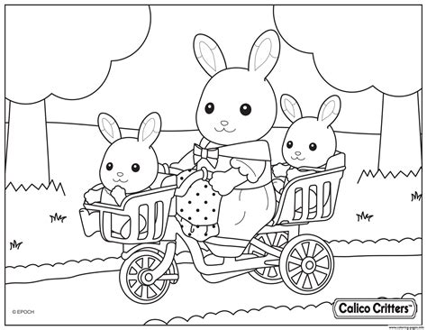 Calico Critters Coloring Pages At Getdrawings Free Download