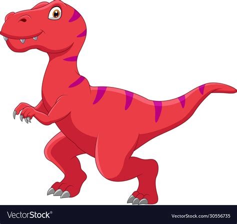 Cute Tyrannosaurus Rex Cartoon
