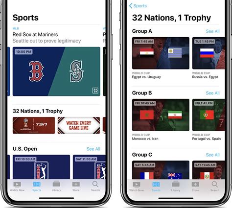 Whatever sport you love, baseball, football, soccer, there's likely an app for that. Apple's TV App Gains Live Sports and News in Canada as ...