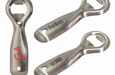bottle opener collins promotional openers brushed stainless