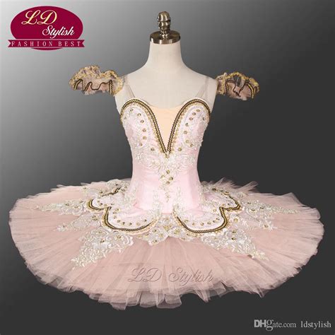 2021 Peach Fairy Classical Ballet Tutu Ld0028 Girls Platter Tutus Pink
