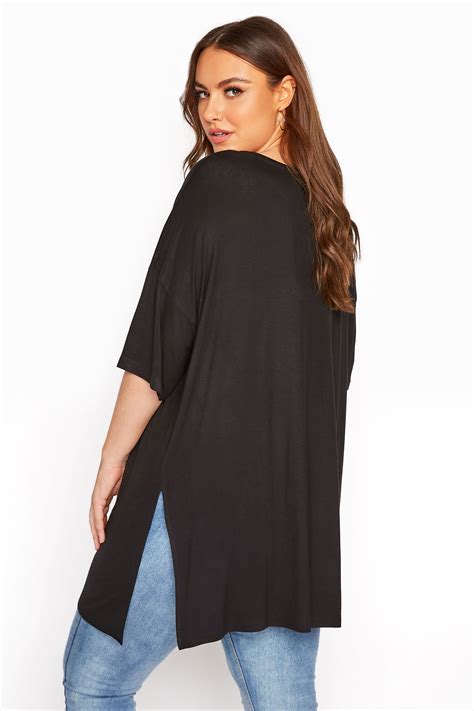 Black Oversized T Shirt Yours Clothing