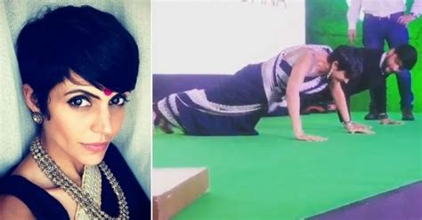 Burda onu farklı maceralar beklemektedir. This Video Of Mandira Bedi Doing Push-Ups In A Saree ...