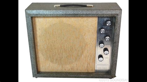 Sears Silvertonedanelectro 1482 Vintage Tube Amp 1963 Youtube