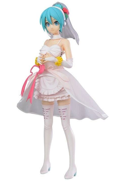 Hatsune Miku White Wedding Dress Figure Super Premium Figure Vocaloid