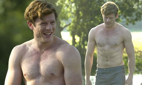 James Norton Flexes His Muscles For Shirtless Scene In Grantchester