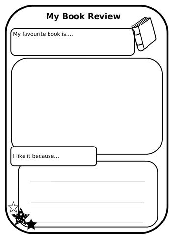 Book Review Template Teaching Resources