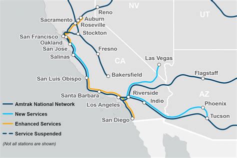 Amtrak Expansion Proposes Three New California Routes
