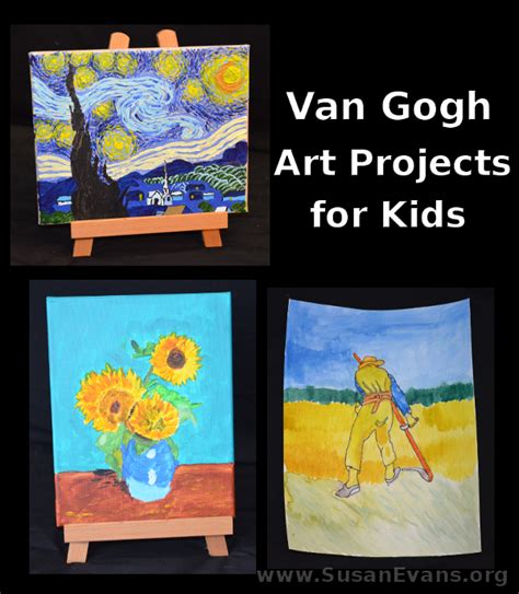 Van Gogh Art Projects For Kids Susans Homeschool Blog