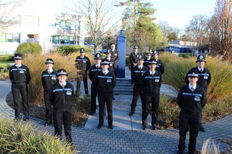 Twelve New Recruits Join Cambridgeshire Police Force In Final Passing Out Of 2021