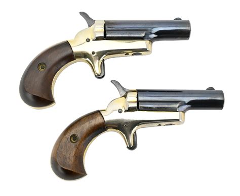 Pair Of Colt Derringer 22 Short Caliber Derringers For Sale